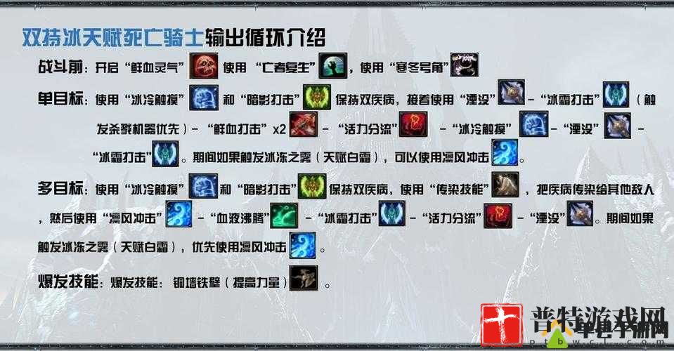 救赎之地死亡骑士技能全解析
