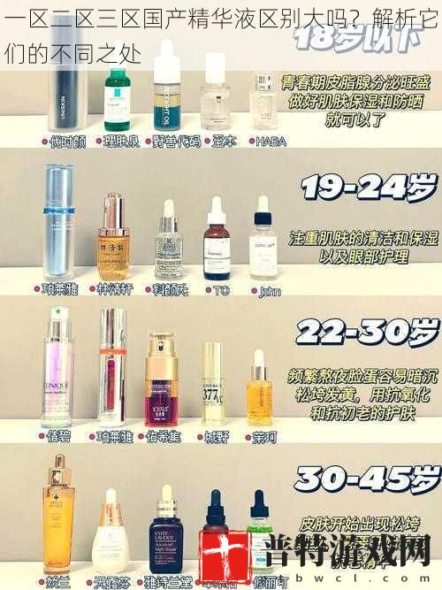 一区二区三区国产精华液区别大吗？解析它们的不同之处