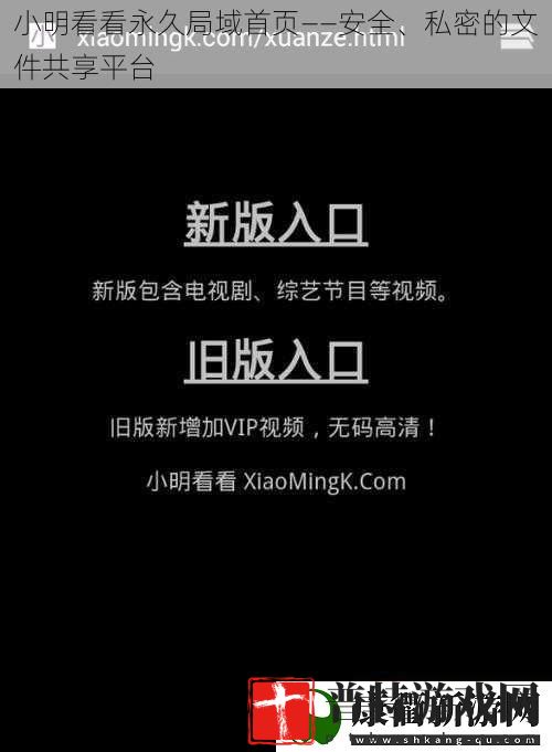 小明看看永久局域首页——安全、私密的文件共享平台