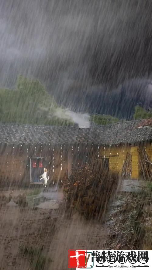 外回り中に突然の大雨一雨宿