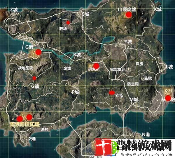和平精英挖掘机刷新点位置