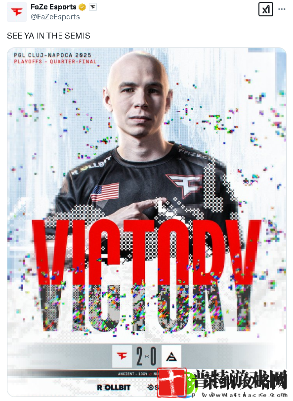 FaZe击败SAW赛后动态一览